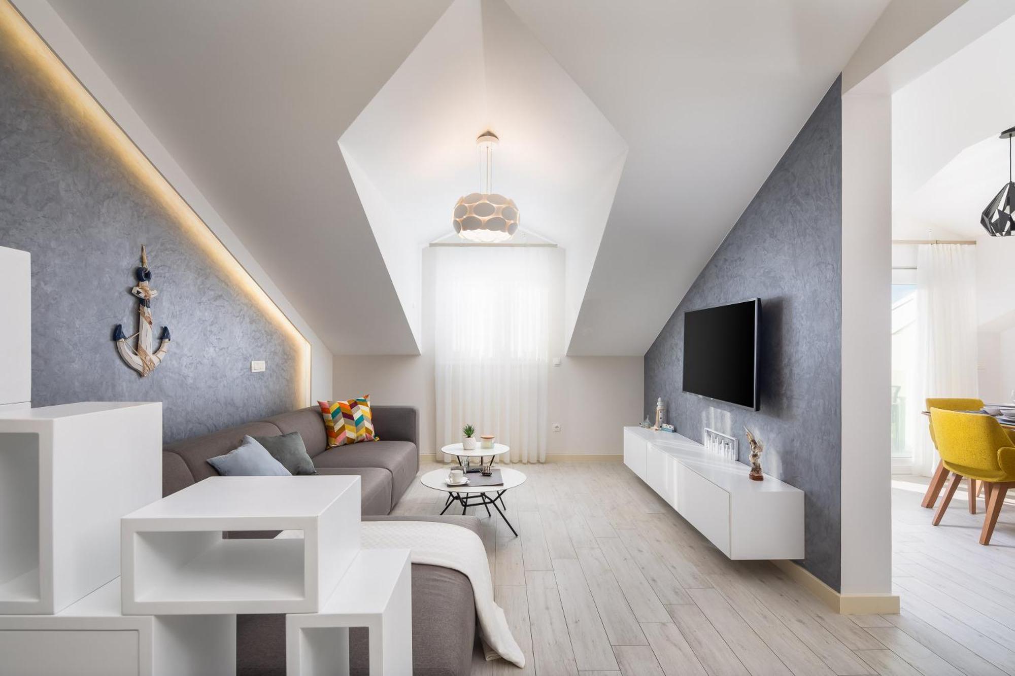 Potter - Penthouse With Sea View & 2 Parking Places Promajna Exterior photo